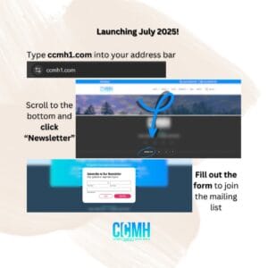 How to subscribe to the CCMH newsletter